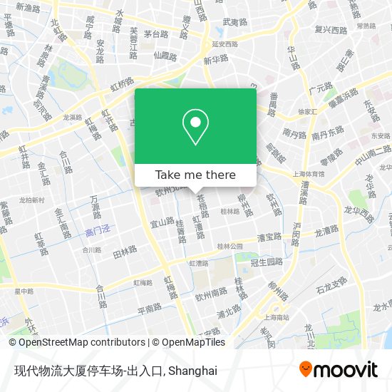 现代物流大厦停车场-出入口 map