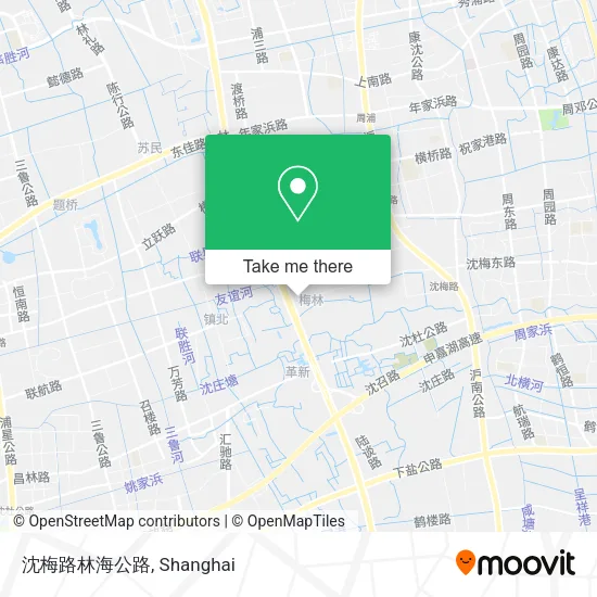 沈梅路林海公路 map