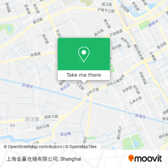上海金赢仓储有限公司 map