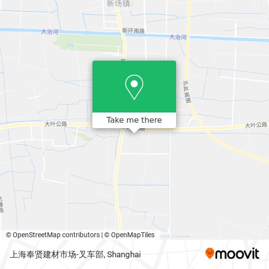 上海奉贤建材市场-叉车部 map