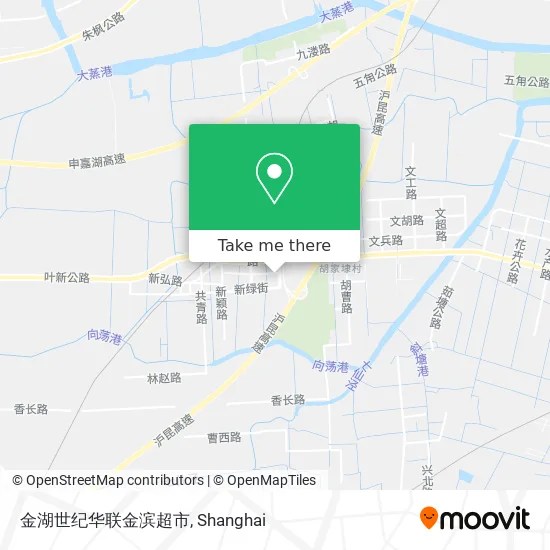 金湖世纪华联金滨超市 map
