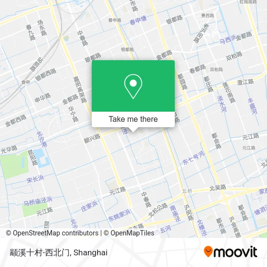 颛溪十村-西北门 map