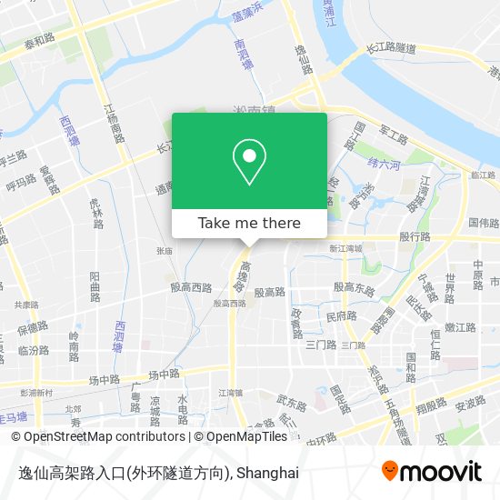 逸仙高架路入口(外环隧道方向) map