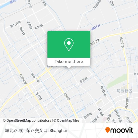 城北路与汇荣路交叉口 map