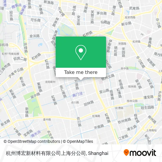 杭州博宏新材料有限公司上海分公司 map
