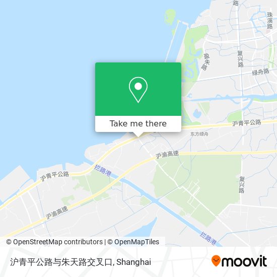 沪青平公路与朱天路交叉口 map