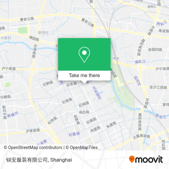 锦安服装有限公司 map