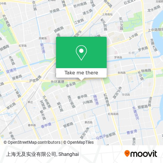 上海无及实业有限公司 map