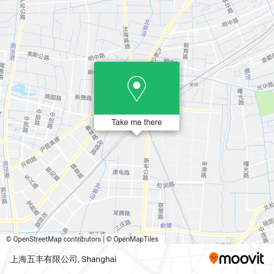 上海五丰有限公司 map