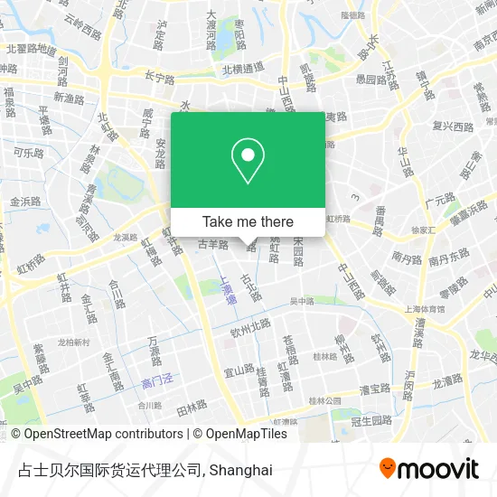 占士贝尔国际货运代理公司 map
