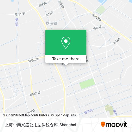 上海中商兴盛公用型保税仓库 map