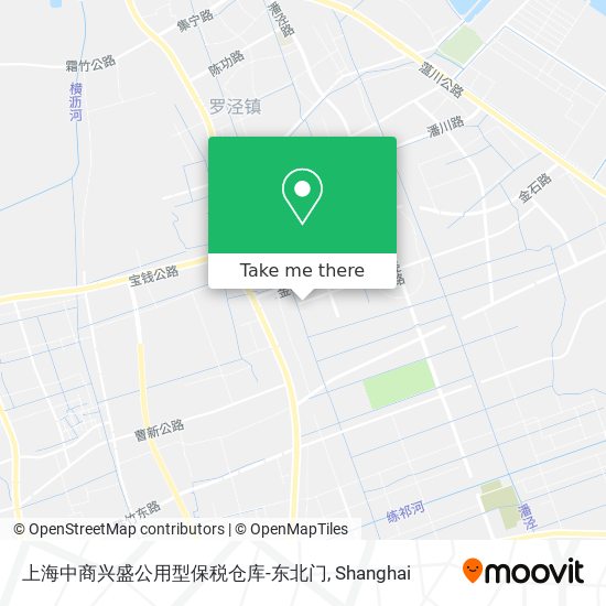 上海中商兴盛公用型保税仓库-东北门 map