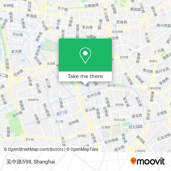 吴中路598 map