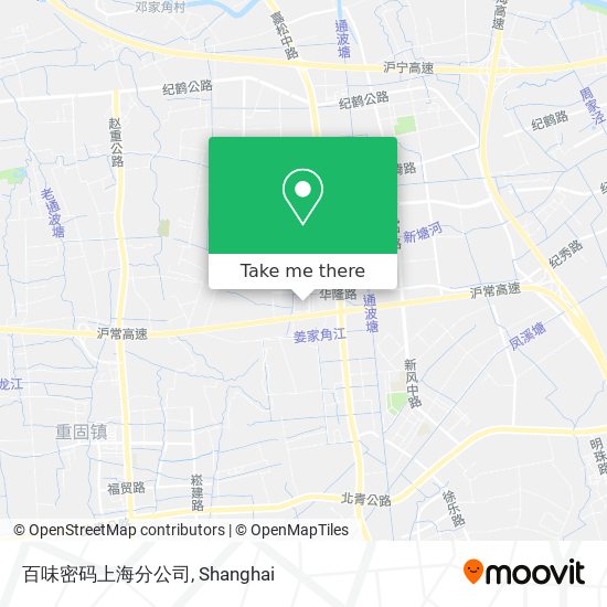 百味密码上海分公司 map