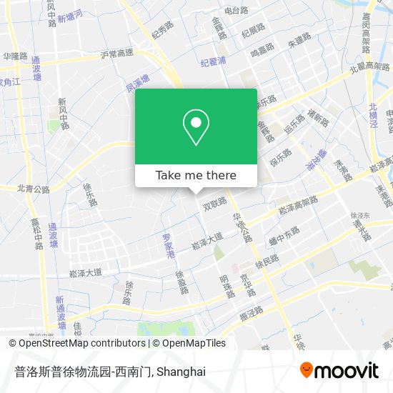 普洛斯普徐物流园-西南门 map