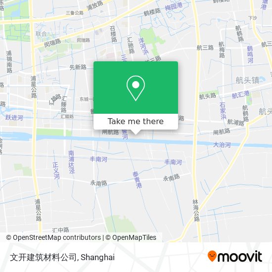 文开建筑材料公司 map