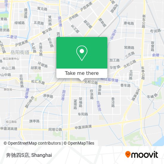 奔驰四S店 map