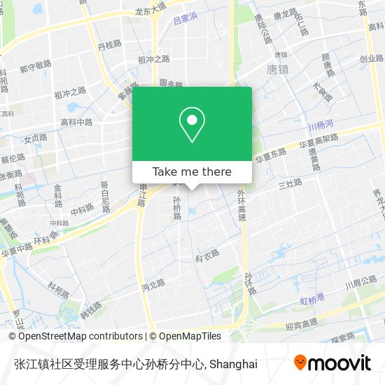 张江镇社区受理服务中心孙桥分中心 map