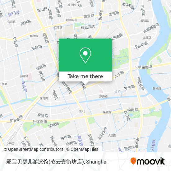 爱宝贝婴儿游泳馆(凌云壹街坊店) map