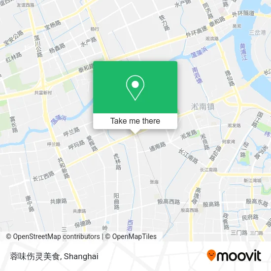 蓉味伤灵美食 map