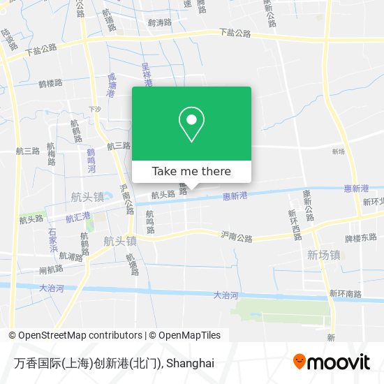 万香国际(上海)创新港(北门) map