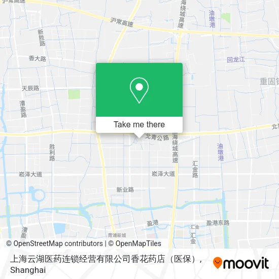 上海云湖医药连锁经营有限公司香花药店（医保） map
