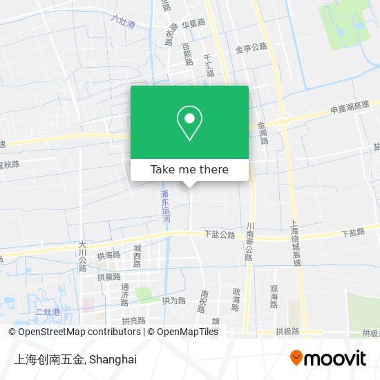 上海创南五金 map