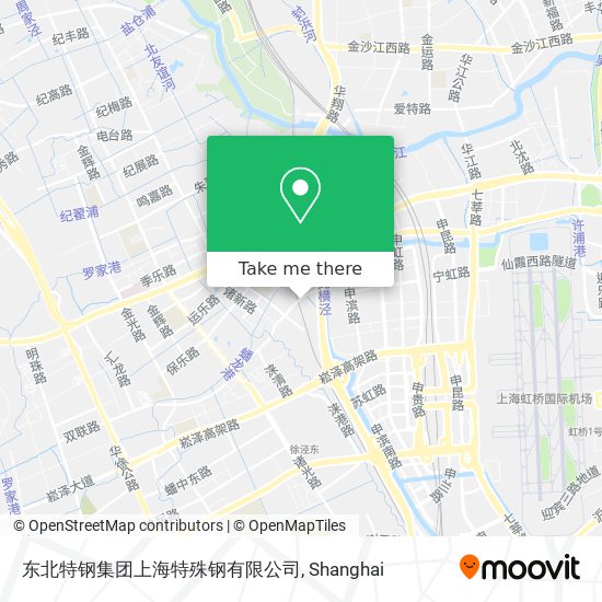 东北特钢集团上海特殊钢有限公司 map