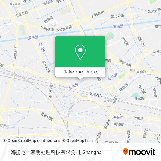 上海捷尼士表明处理科技有限公司 map