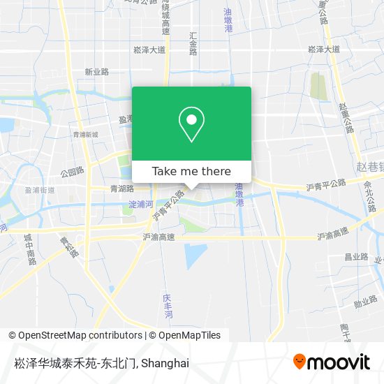 崧泽华城泰禾苑-东北门 map