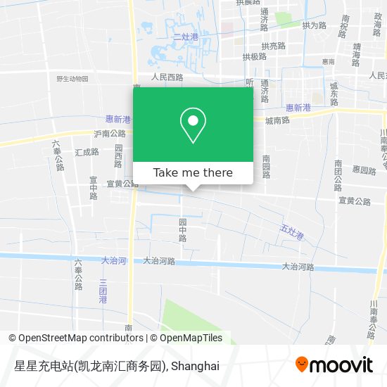 星星充电站(凯龙南汇商务园) map