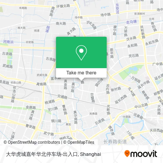 大华虎城嘉年华北停车场-出入口 map