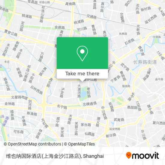 维也纳国际酒店(上海金沙江路店) map