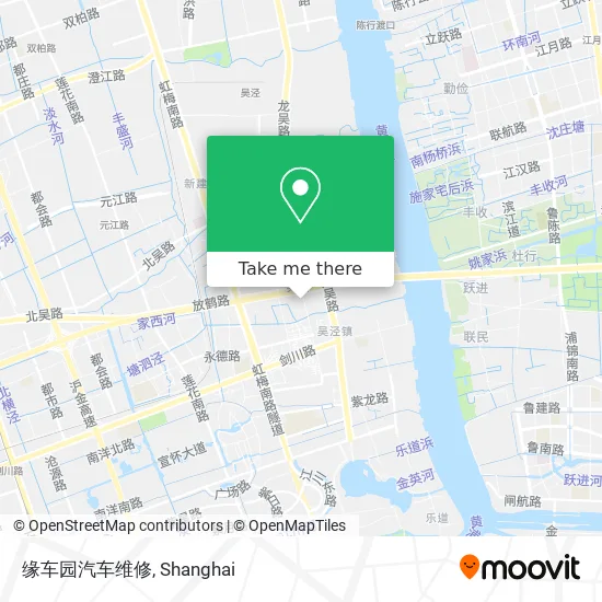 缘车园汽车维修 map