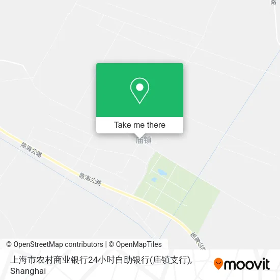 上海市农村商业银行24小时自助银行(庙镇支行) map