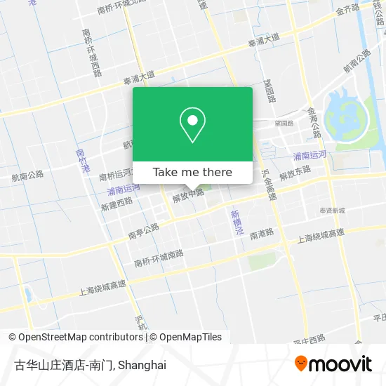古华山庄酒店-南门 map