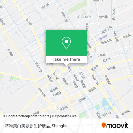 萃雅美白美颜新生护肤品 map