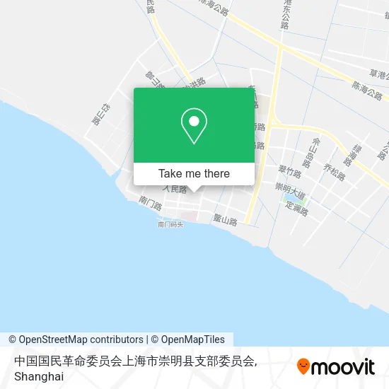 中国国民革命委员会上海市崇明县支部委员会 map
