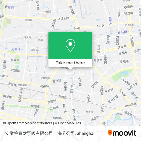 安徽皖氟龙泵阀有限公司上海分公司 map