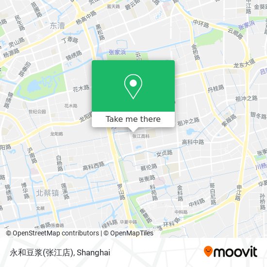 永和豆浆(张江店) map