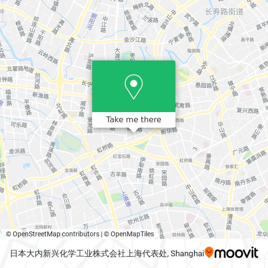 日本大内新兴化学工业株式会社上海代表处 map