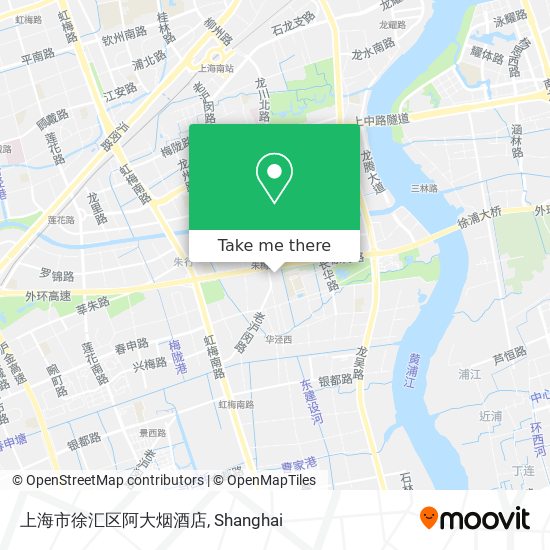 上海市徐汇区阿大烟酒店 map