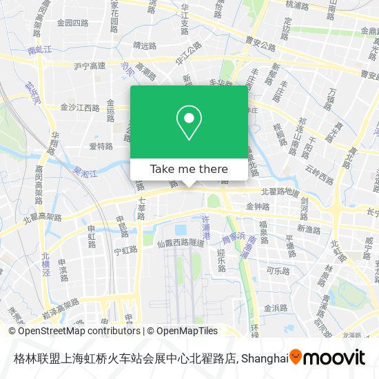 格林联盟上海虹桥火车站会展中心北翟路店 map