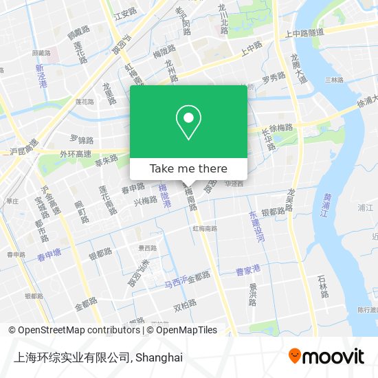 上海环综实业有限公司 map