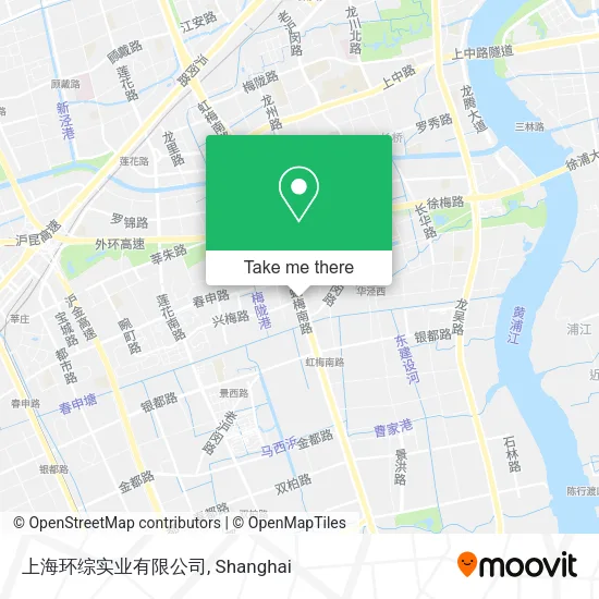 上海环综实业有限公司 map