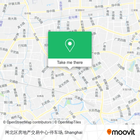 闸北区房地产交易中心-停车场 map