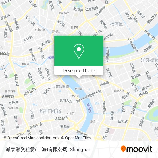 诚泰融资租赁(上海)有限公司 map