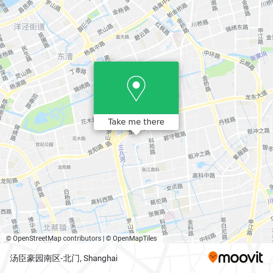 汤臣豪园南区-北门 map