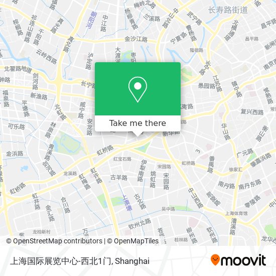 上海国际展览中心-西北1门 map