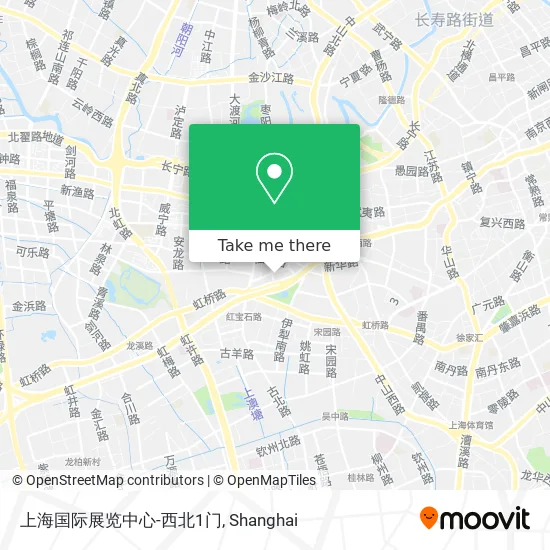 上海国际展览中心-西北1门 map